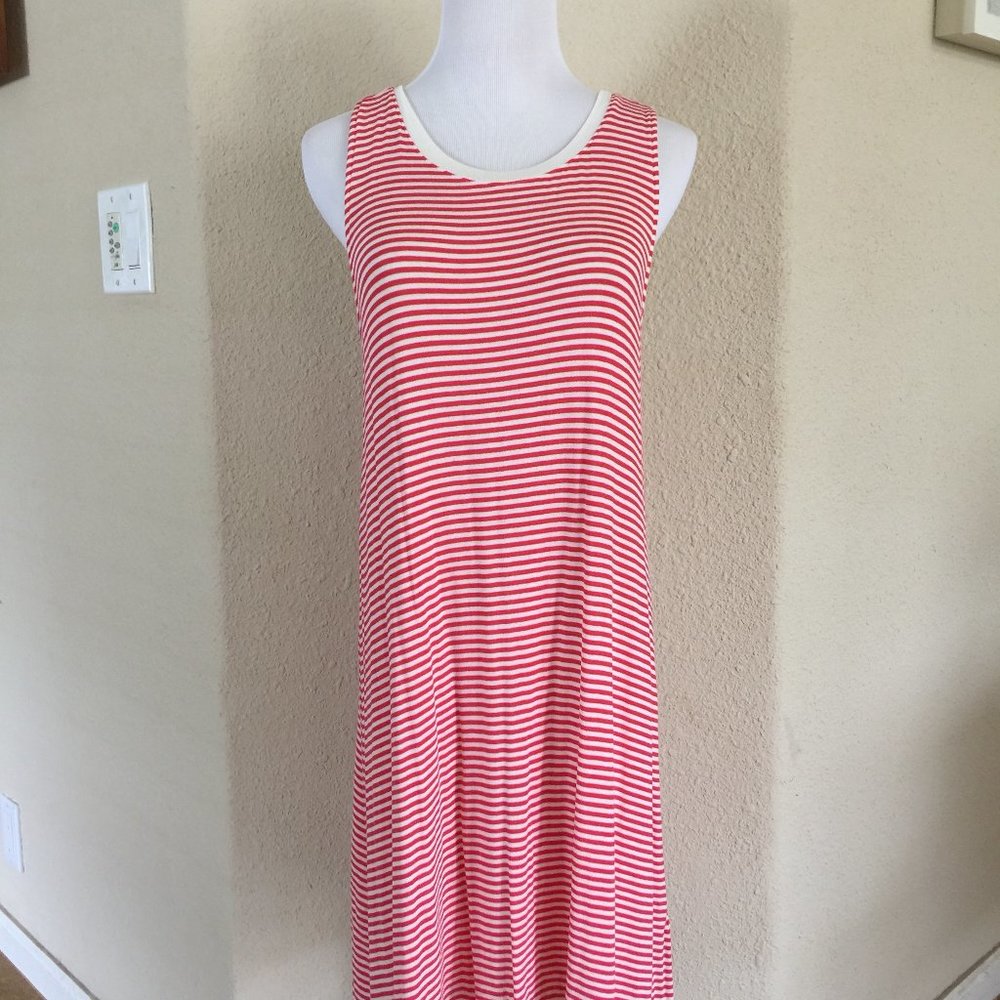 SPLENDID Dress Striped Stretch Sleeveless NWOT Lg